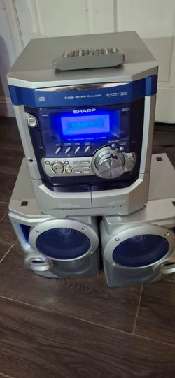 SHARP stereo and speakers