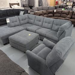 Marleton Ottoman, Rocker Recliner, L Shaped Sectional With Chaise 🌟 Color Options 👉 PLEASE ASK FOR JON GREEN WHEN YOU ARRIVE!