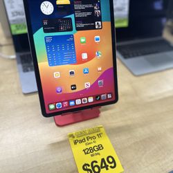 💻📱💰🤑🔥HUGE APPLE IPAD SALE!!! IPAD PRO 11" (GEN 4) 128GB WIFI ONLY