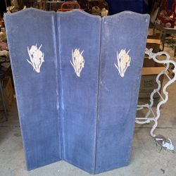 Old Blue Room Divider 