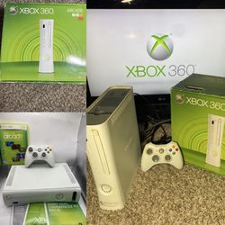 Xbox 360 Arcade 256MB Console Complete In Box w Controller, Game, Cords RARE