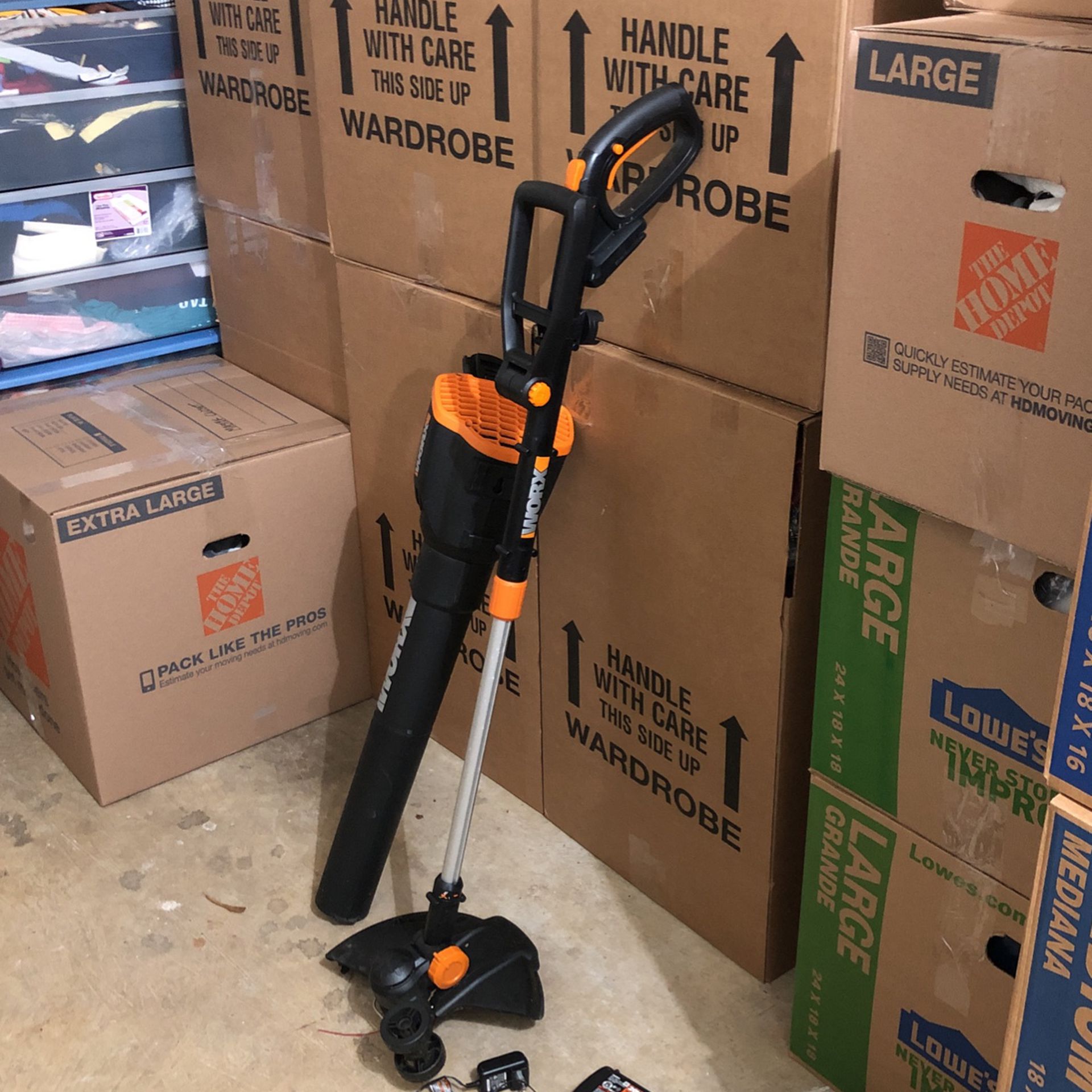 WORX Weed Eater And Blower Combo 20V