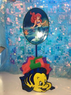 Little Mermaid centerpieces
