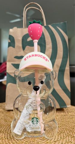 Starbucks Iconic Bearista Glass Cold Cup