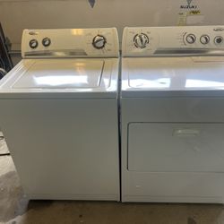 Juego De Lavadora Y Secadora Whirlpool Heavy Duty, Tina Grande
