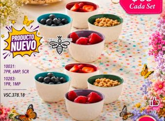 8 tazoncitos Princess House