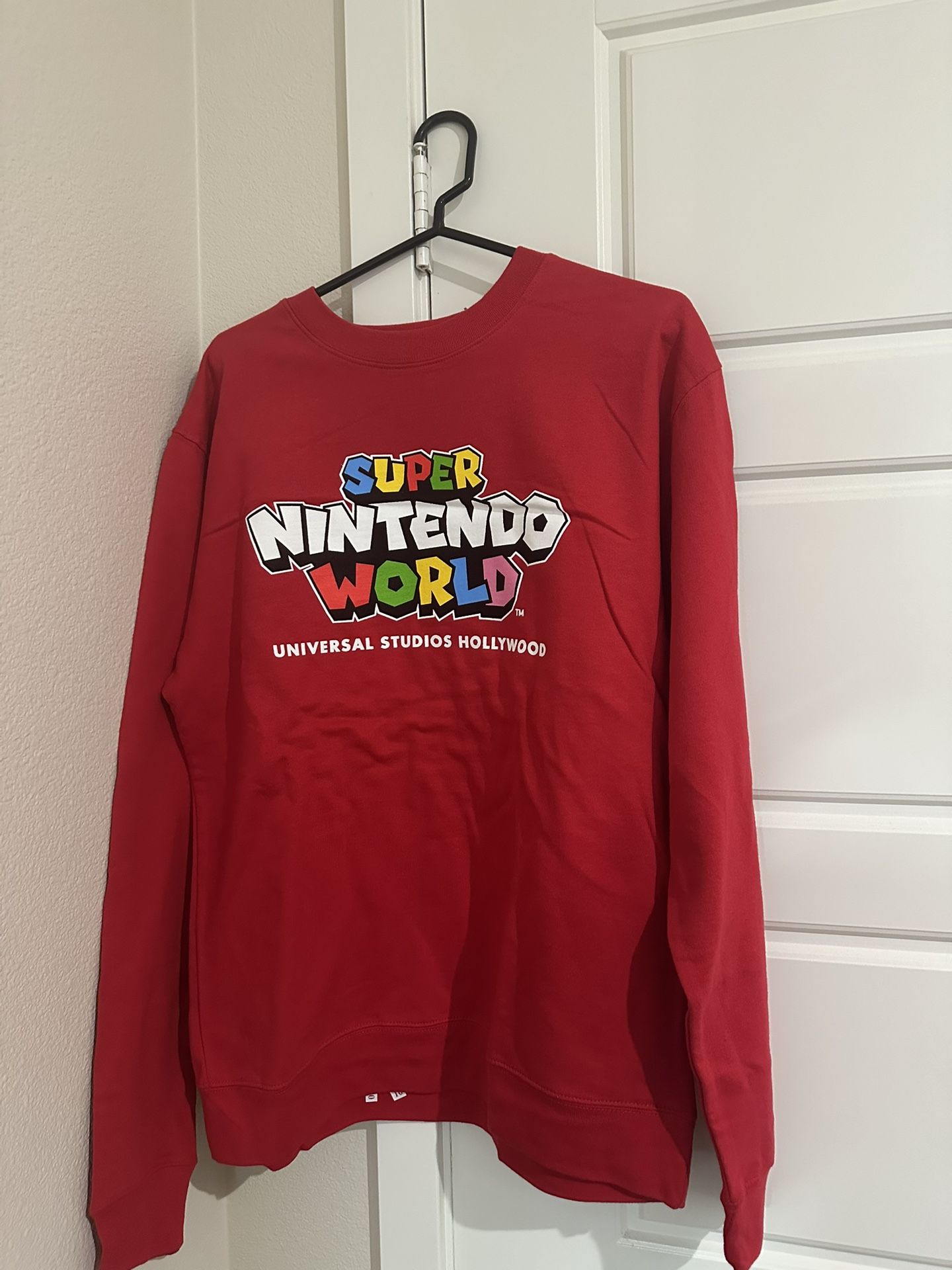 Brand New With Tag Nintendo Size Medium Red Sweatshirt