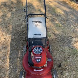 Push Lawn Mower Crasftman In Good Condition.