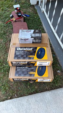 NEW Duralast Gold Rear Brake Rotors & Elite Brake Pads | 2013 Dodge Ram 1500