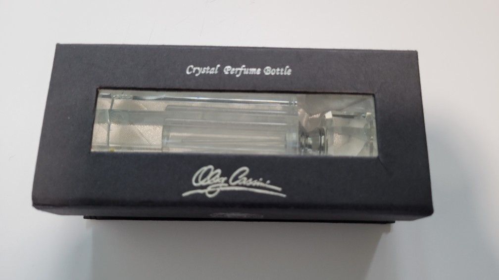 Oleg Cassini Crystal Perfume Bottle