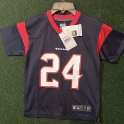 Nike Jersey/ Texans “stingley jr 24”/ size kids small 8/ brand new with tags!