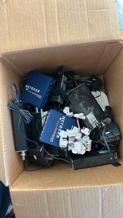 Box of electronic items