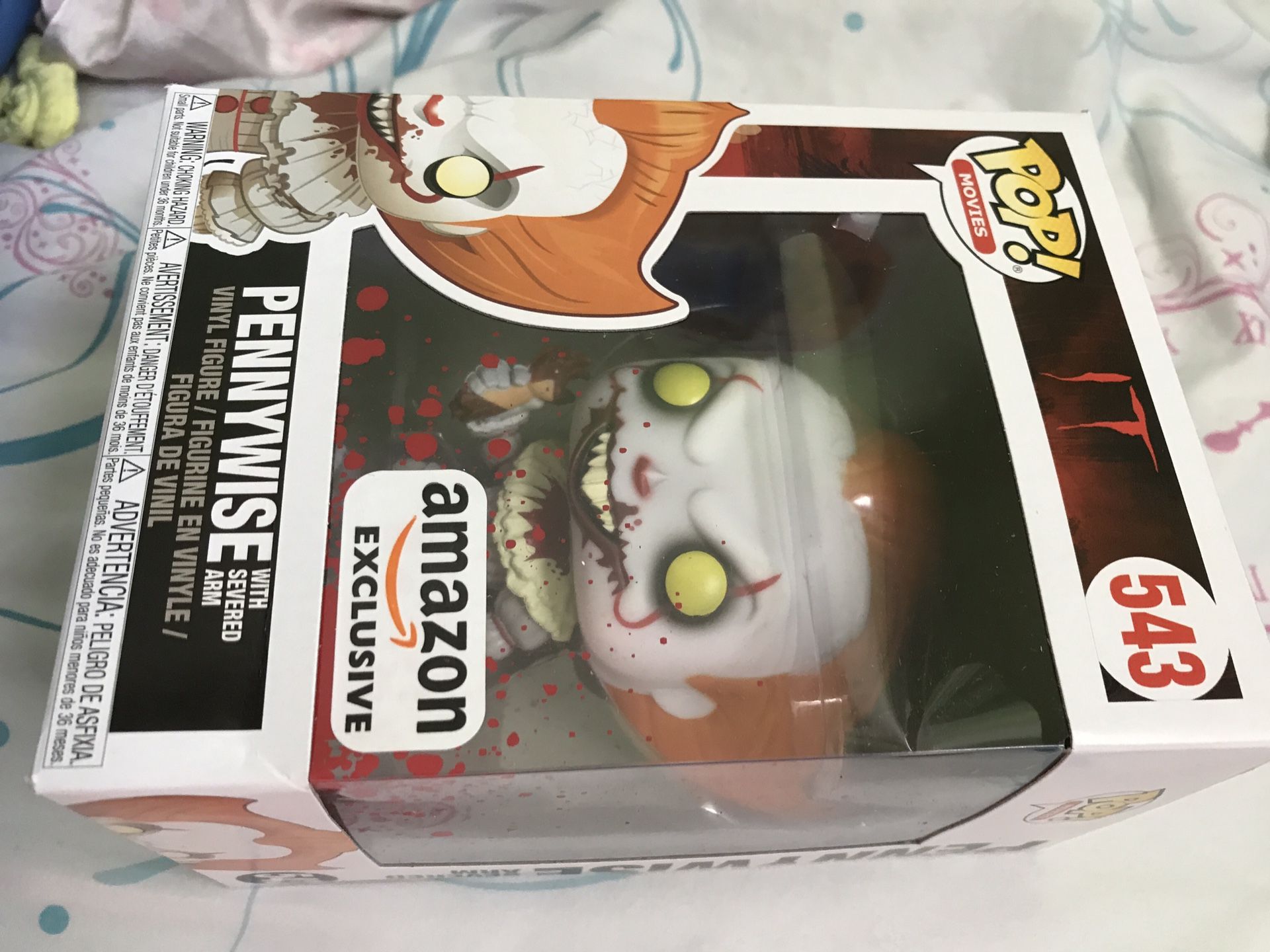 Funko pop exclusive it movie pennywise clown with severed arm