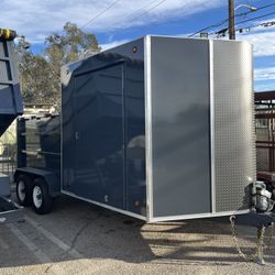 Dump Combo Trailer 8x17x7 