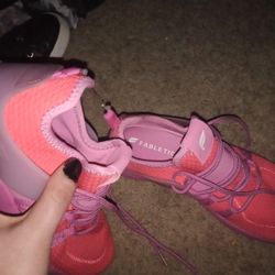 Fabletixs Brand, Never Worn As Shown In Pics Women's Bright Neon Color Tennis Shoes 