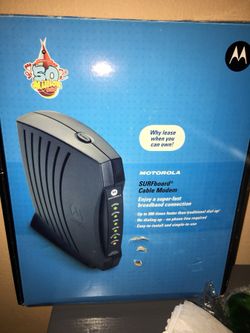 Brand New Motorola Surfboard Modem Bought for $80 for sale only $39