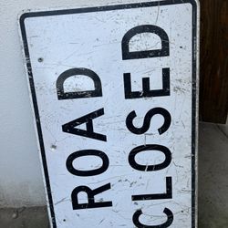 BIG RETIRE STREET SIGN 