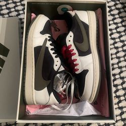 Jordan 1 Low Olive Travis Scott 