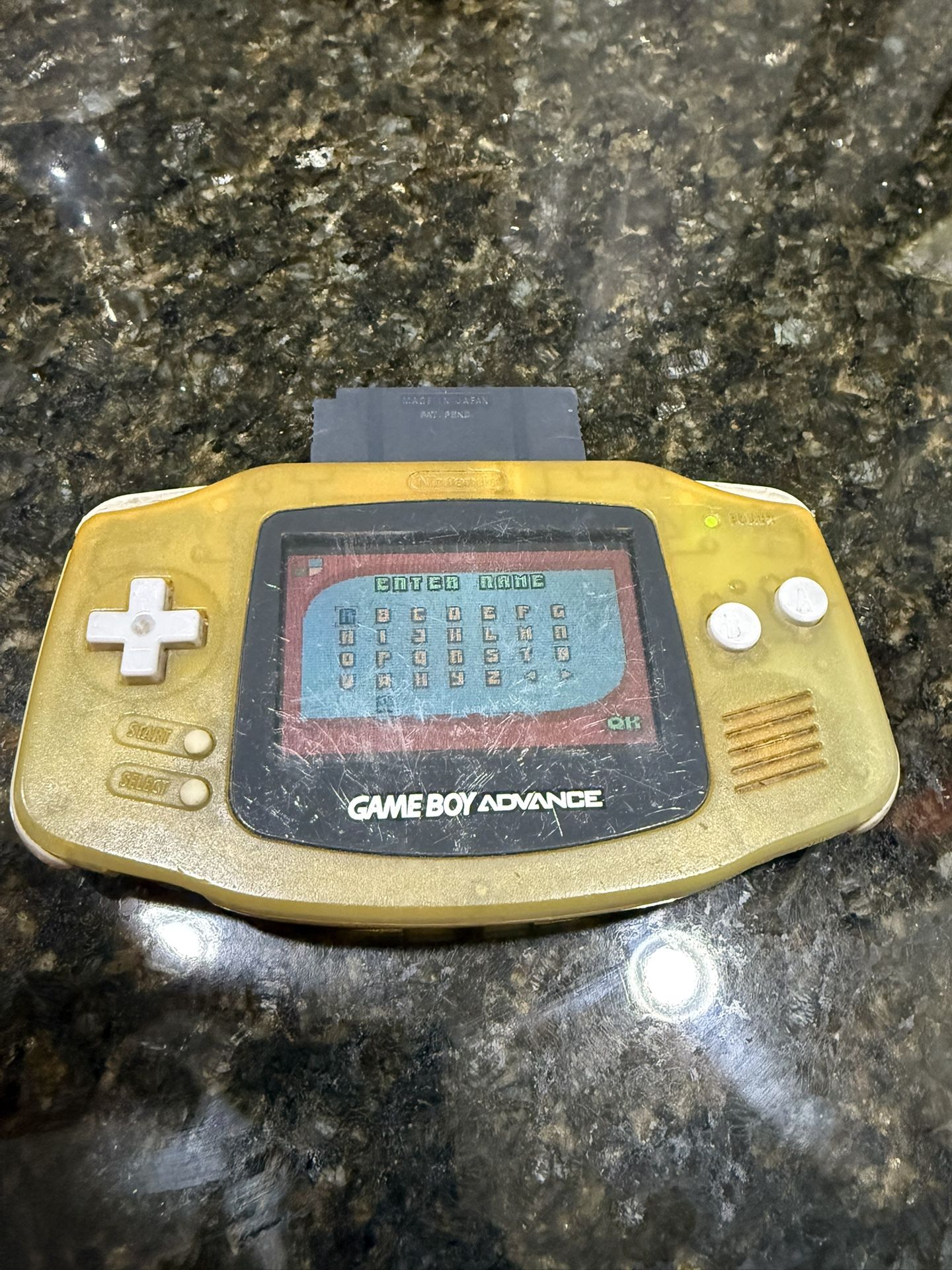 Gameboy Advance OBO