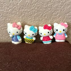 Hello kitty figurines 4 set