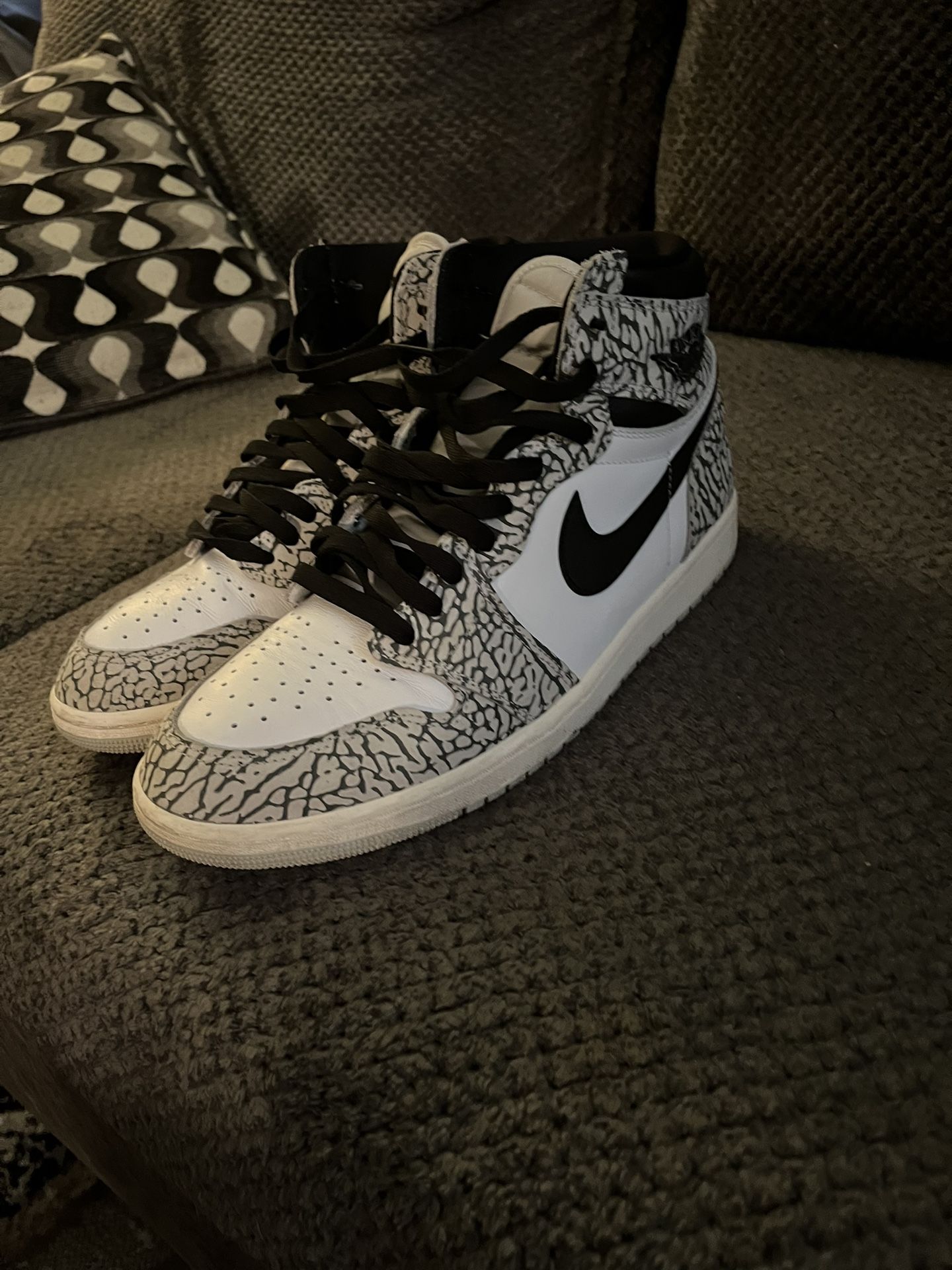 Jordan 1 high top  Elephant Print