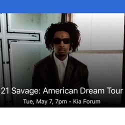 21 Savage Concert Tickets For Sale