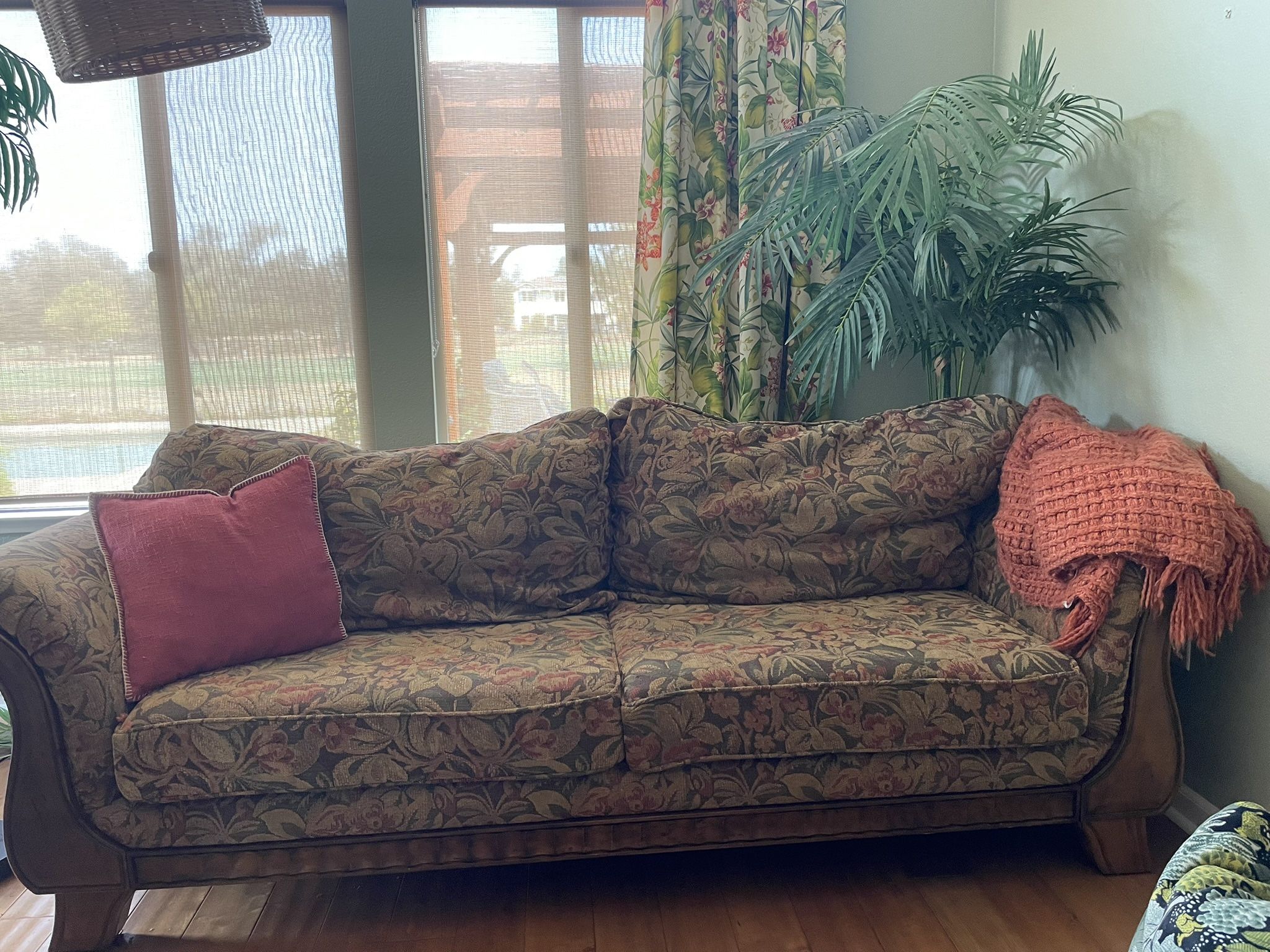 Couch And Matching chair With Ottoman.
