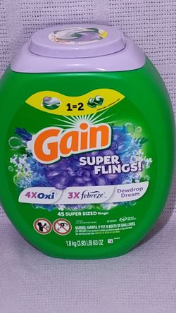Gain súper flings dé 45 cápsulas XL