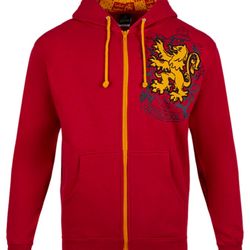 Official Universal Studios Harry Potter Gryffindor Red Zip Hoodie