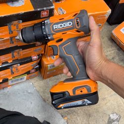 Ridgid 18v Drill With Battery 