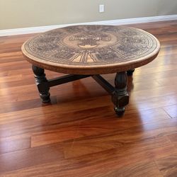Peruvian Inca Design Coffee Table