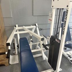 Rare Body Masters Incline Chest Press W/ Massive 400 Lb Weight Stack - Commercial Gym Equipment 