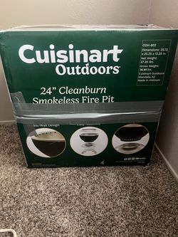 24” Cuisinart smokeless fire pit