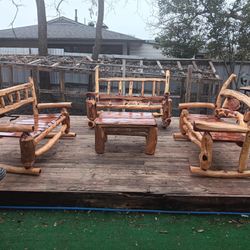 Rustic Living Outdoor Area