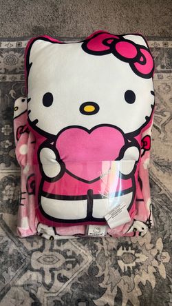 Hello Kitty Pillow and Blanket