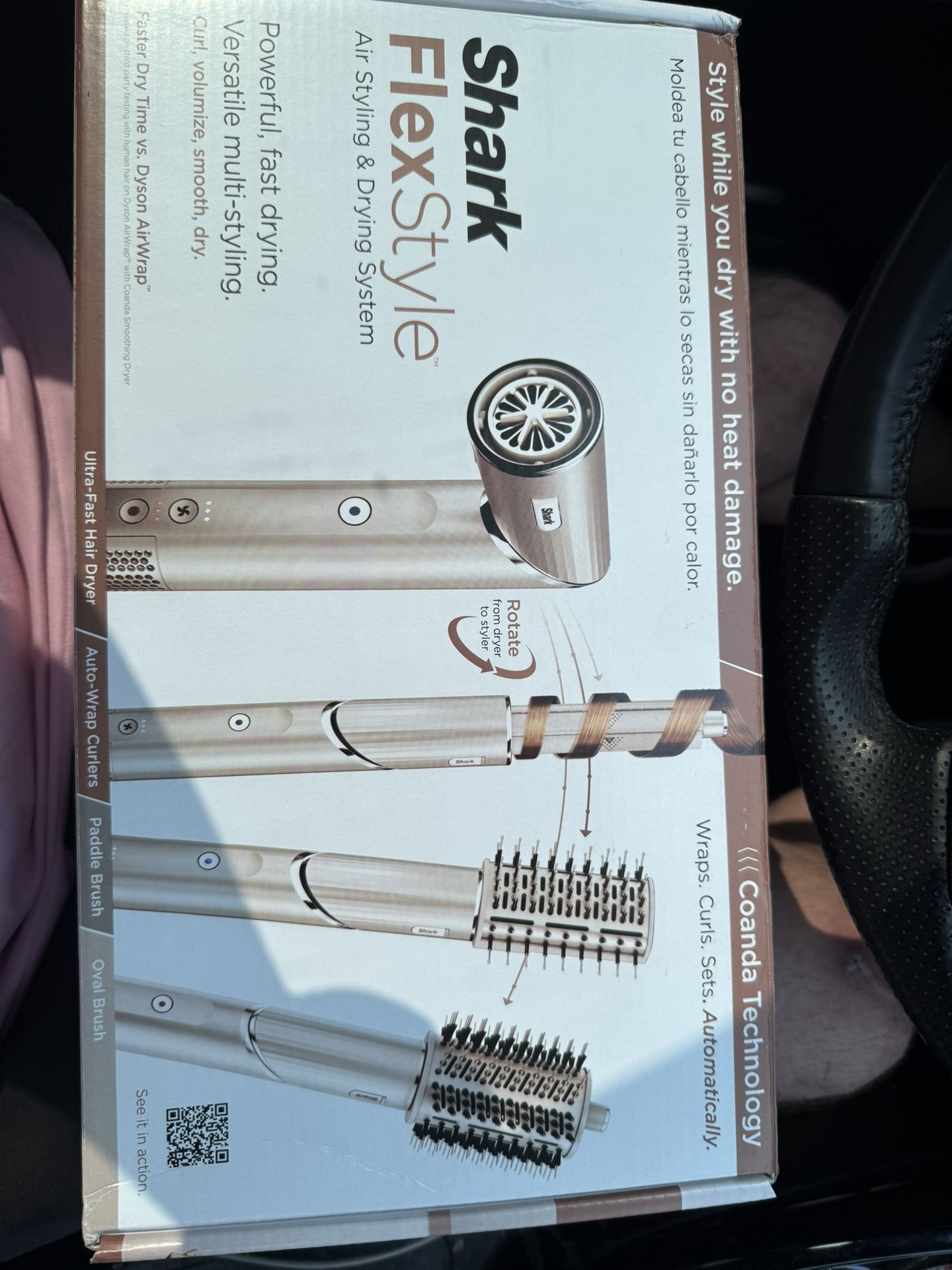 Shark® FlexStyle Air Drying & Styling System, Powerful Hair Blow Dryer, Curling & Straightening Mult