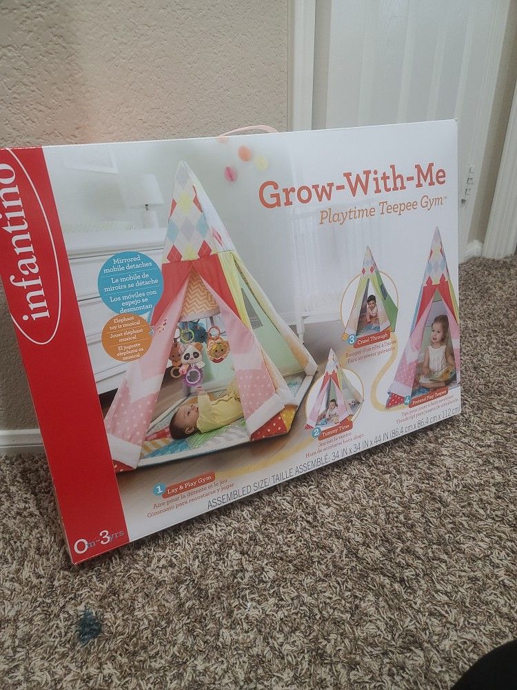 Grow with me playtime teepee infantino