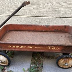 CUTE LITTLE RED VINTAGE WAGON