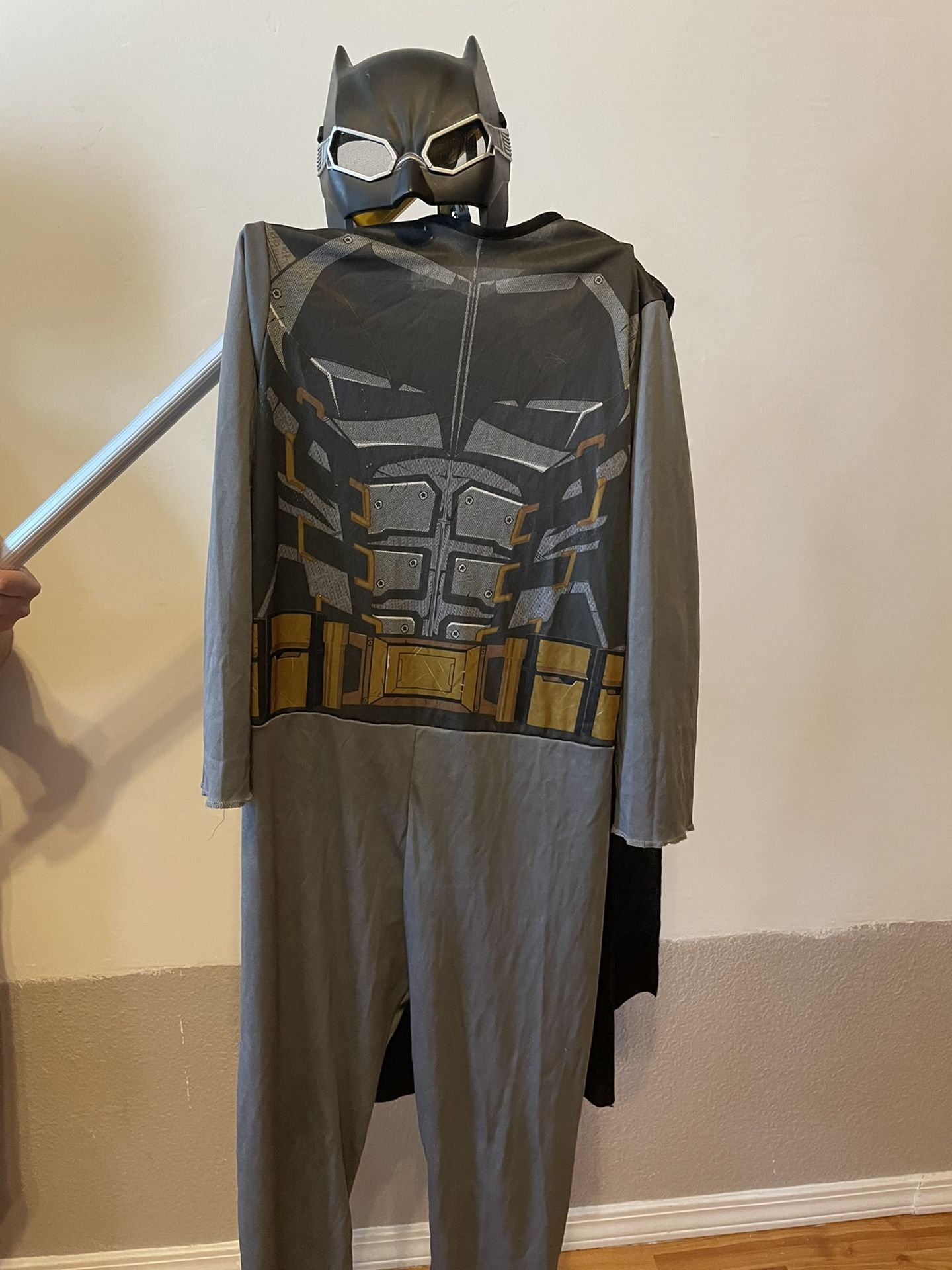 Batman Justice League Costume Grey / Black, Size Medium