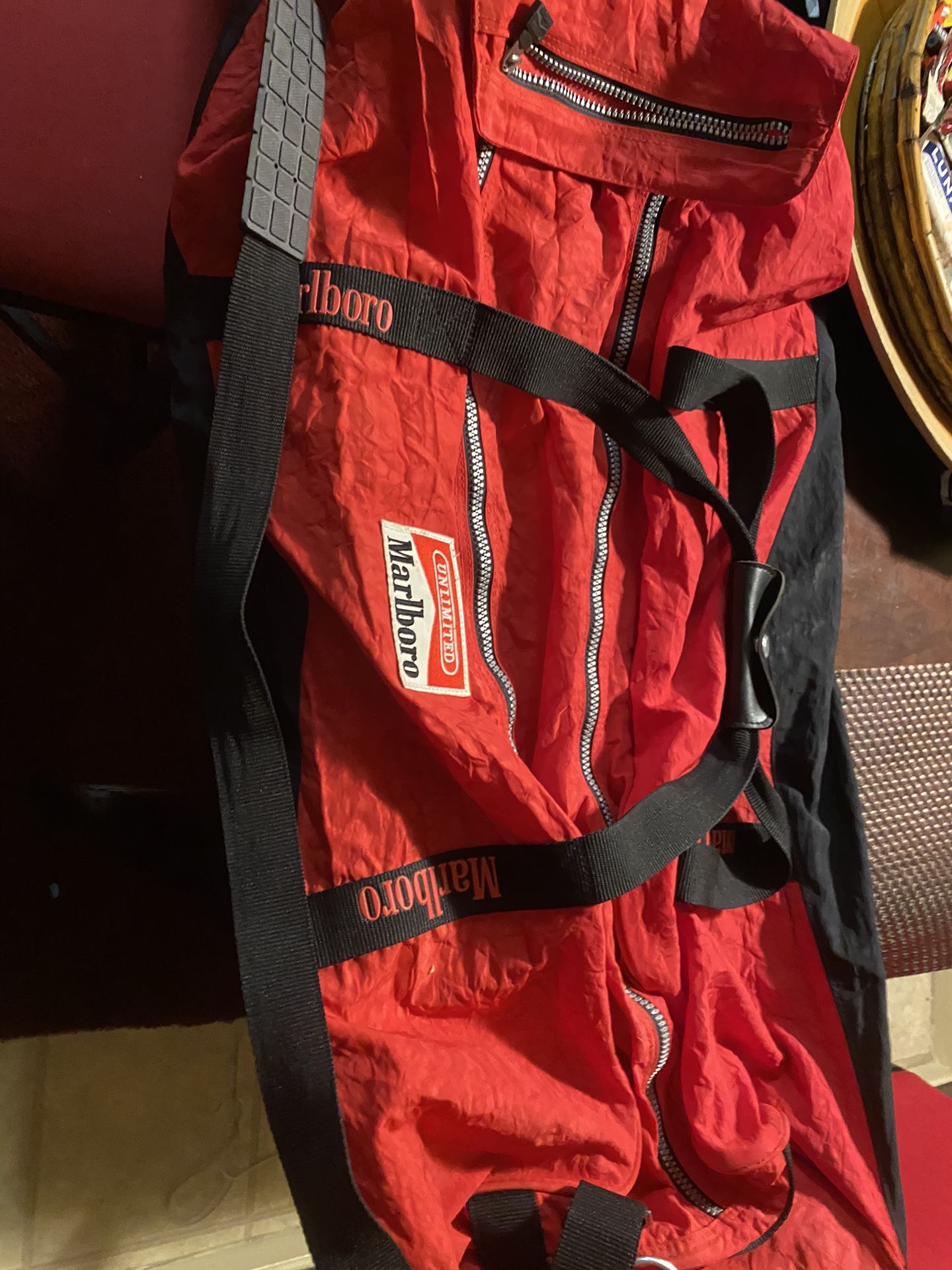 Vintage 90 Unlimited Gear Rolling Duffle
