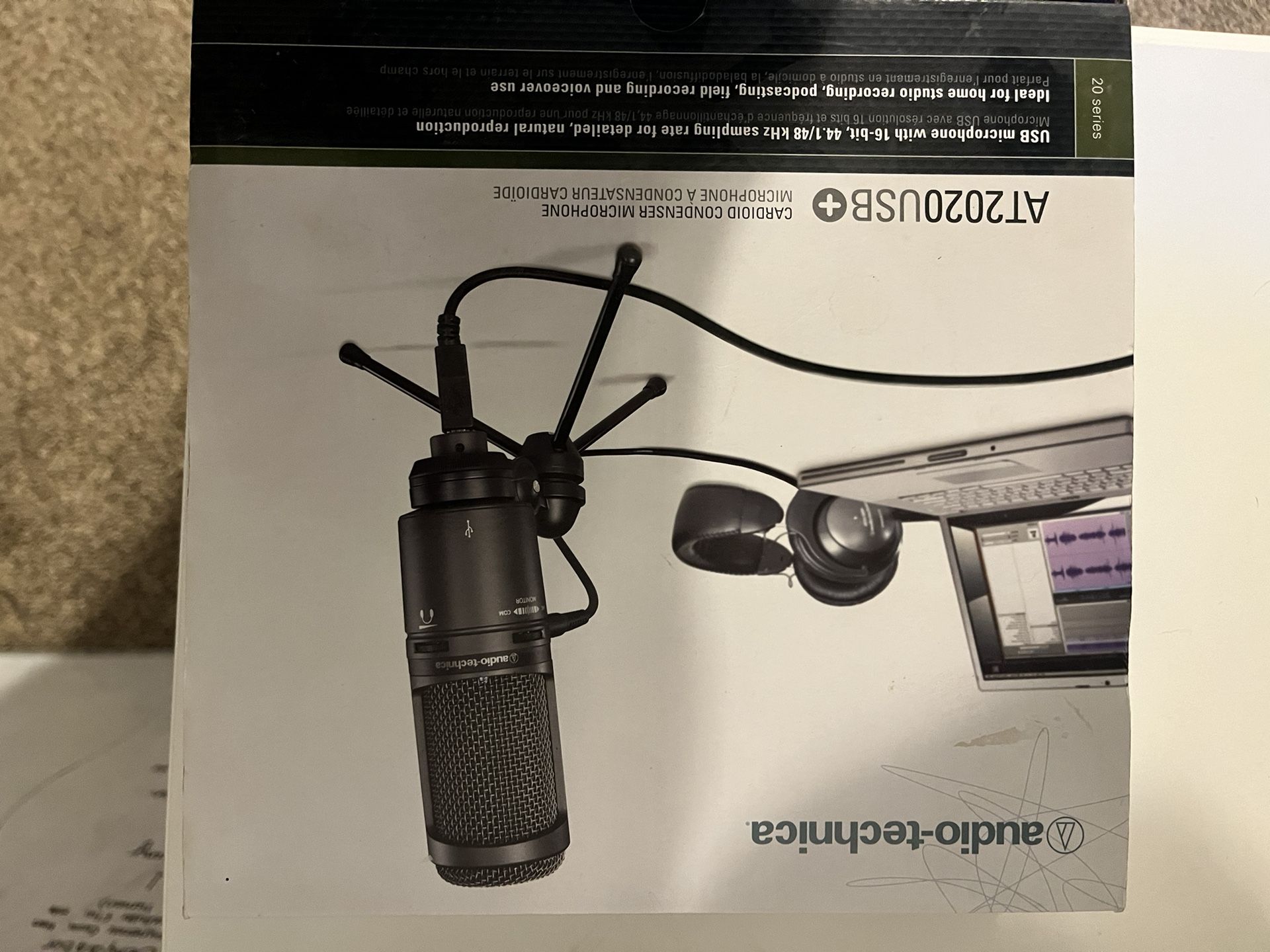  Microphone Recording audio-technica USB Plug