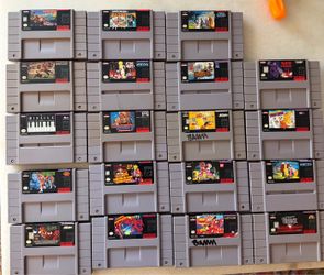 Super Nintendo SNES Carts Authentic Tested