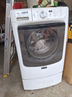 Maytag Front Load Washing Machine Used Good Condition Been Sitting In Storage Work 