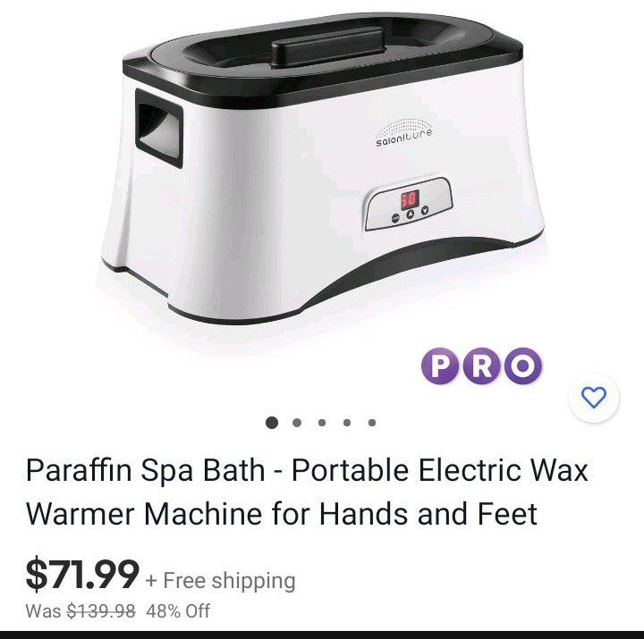 Paraffin Spa Bath - Portable Electric Wax Warmer Machine for Hands and Feet.... CHECK OUT MY PAGE FOR MORE ITEMS