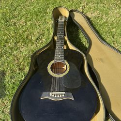 Acoustic guitar With Case- BLUZ 