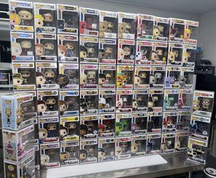 Funko Pop! Lot of 66 with Protectors (Famous People & Brands)