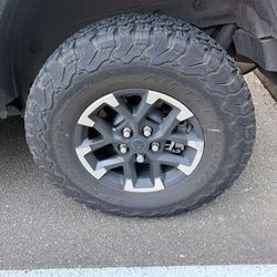Brand new tire and rim