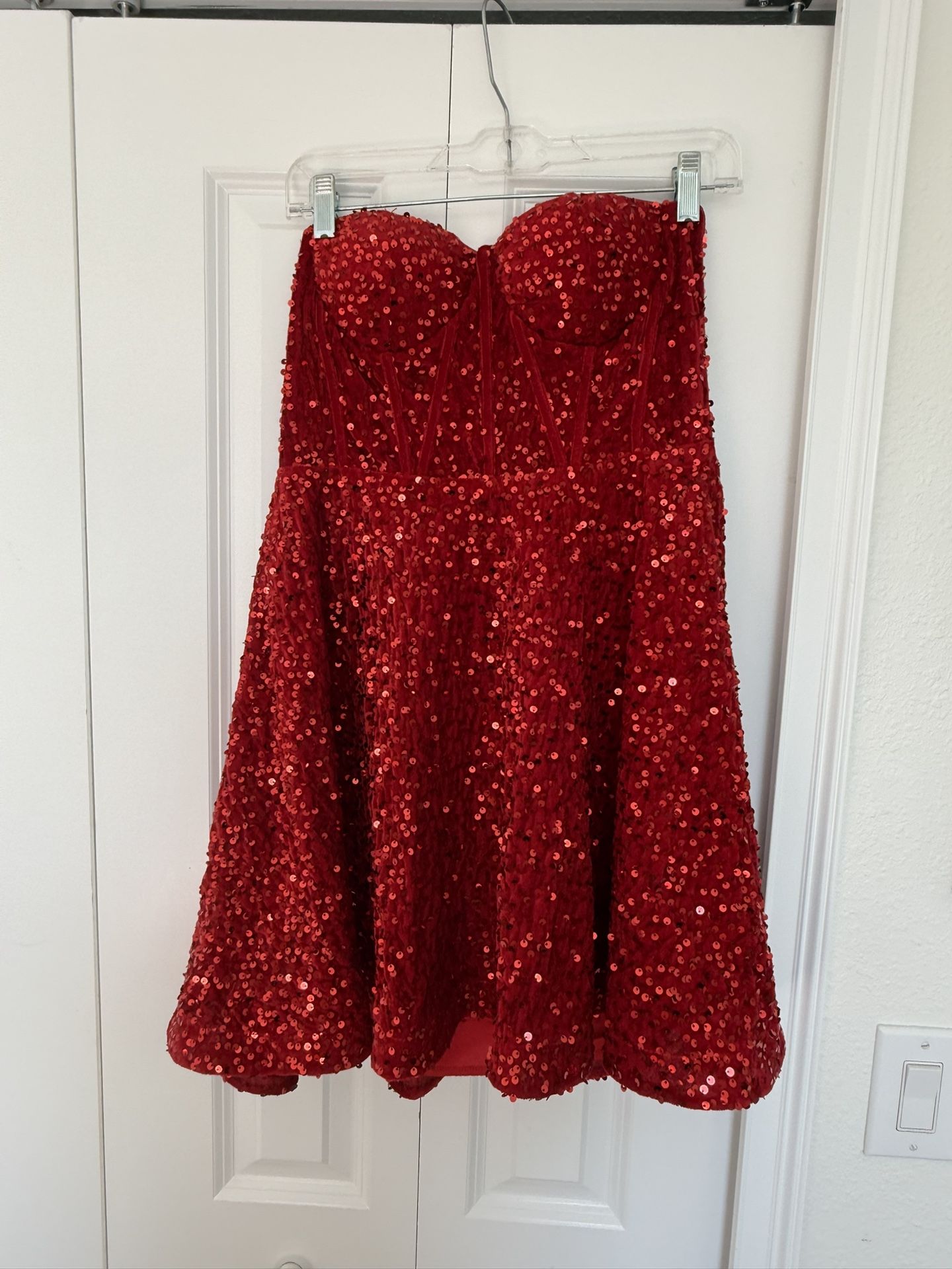 Red Sparkle Dress