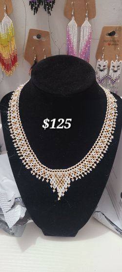Handmade beaded necklace