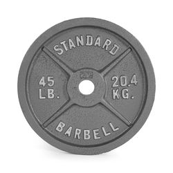 45 lb plates